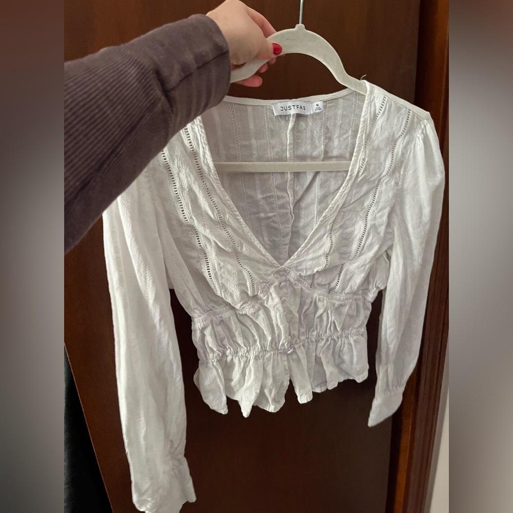 white blouse